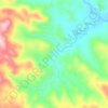 Mapa topográfico Río Patriota, altitude, relevo