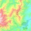 Mapa topográfico Gramalote, altitude, relevo