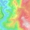 Mapa topográfico Figueira, altitude, relevo