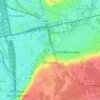 Mapa topográfico Valenton, altitude, relevo