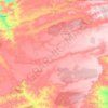 Mapa topográfico Baianópolis, altitude, relevo