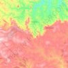 Mapa topográfico Tremedal, altitude, relevo