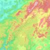 Mapa topográfico Maredumilli, altitude, relevo