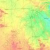 Mapa topográfico Anantapur, altitude, relevo