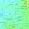 Mapa topográfico Agali, altitude, relevo
