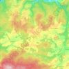 Mapa topográfico Rienne, altitude, relevo