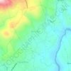 Mapa topográfico Dornelas, altitude, relevo