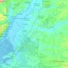 Mapa topográfico Rio Sorraia, altitude, relevo