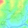 Mapa topográfico Soutelo, altitude, relevo