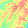 Mapa topográfico Foros do Arrão, altitude, relevo