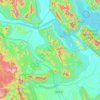 Mapa topográfico Vontimitta, altitude, relevo