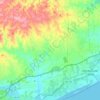 Mapa topográfico Conceição, altitude, relevo