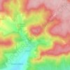 Mapa topográfico Louvois, altitude, relevo