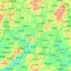 Mapa topográfico Longchuan County, altitude, relevo