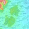 Mapa topográfico Satyavedu, altitude, relevo