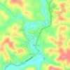 Mapa topográfico Sandy Hook, altitude, relevo