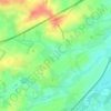 Mapa topográfico Bouvignies, altitude, relevo