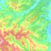 Mapa topográfico Ricaldone, altitude, relevo