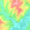 Mapa topográfico Степановский сельсовет, altitude, relevo