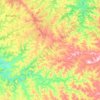 Mapa topográfico Mato Rico, altitude, relevo