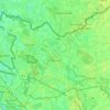 Mapa topográfico Isselburg, altitude, relevo