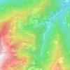 Mapa topográfico Rorà, altitude, relevo