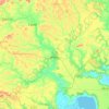 Mapa topográfico Atalaia, altitude, relevo
