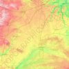 Mapa topográfico Beauce, altitude, relevo
