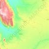 Mapa topográfico Ibititá, altitude, relevo
