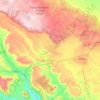 Mapa topográfico Gravina in Puglia, altitude, relevo