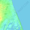 Mapa topográfico Vakadu, altitude, relevo