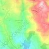 Mapa topográfico Macieira da Lixa, altitude, relevo