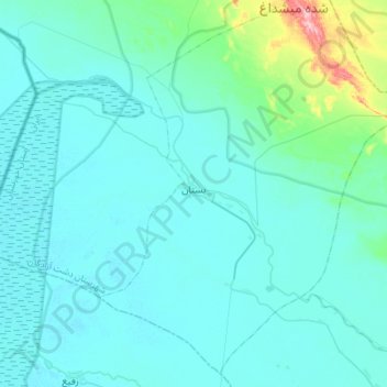Mapa topográfico Bostan, altitude, relevo