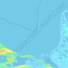 Mapa topográfico Темрюкский залив, altitude, relevo