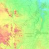 Mapa topográfico Nambulipulikunta, altitude, relevo