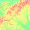 Mapa topográfico Afrânio, altitude, relevo