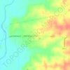 Mapa topográfico Cosby, altitude, relevo