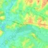 Mapa topográfico Sens-sur-Seille, altitude, relevo