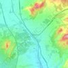 Mapa topográfico Sax, altitude, relevo