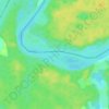 Mapa topográfico Guaviare, altitude, relevo