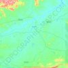 Mapa topográfico Pombal, altitude, relevo
