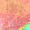Mapa topográfico Capão Bonito, altitude, relevo