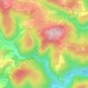 Mapa topográfico Langenfeld, altitude, relevo