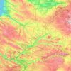 Mapa topográfico Picardie, altitude, relevo
