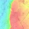 Mapa topográfico Bracebridge Heath, altitude, relevo