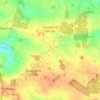 Mapa topográfico Bradfield St George, altitude, relevo