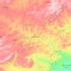 Mapa topográfico Canhotinho, altitude, relevo