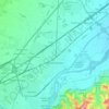 Mapa topográfico Settimo Torinese, altitude, relevo