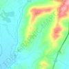Mapa topográfico Colmeal da Torre, altitude, relevo