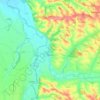 Mapa topográfico Belpech, altitude, relevo